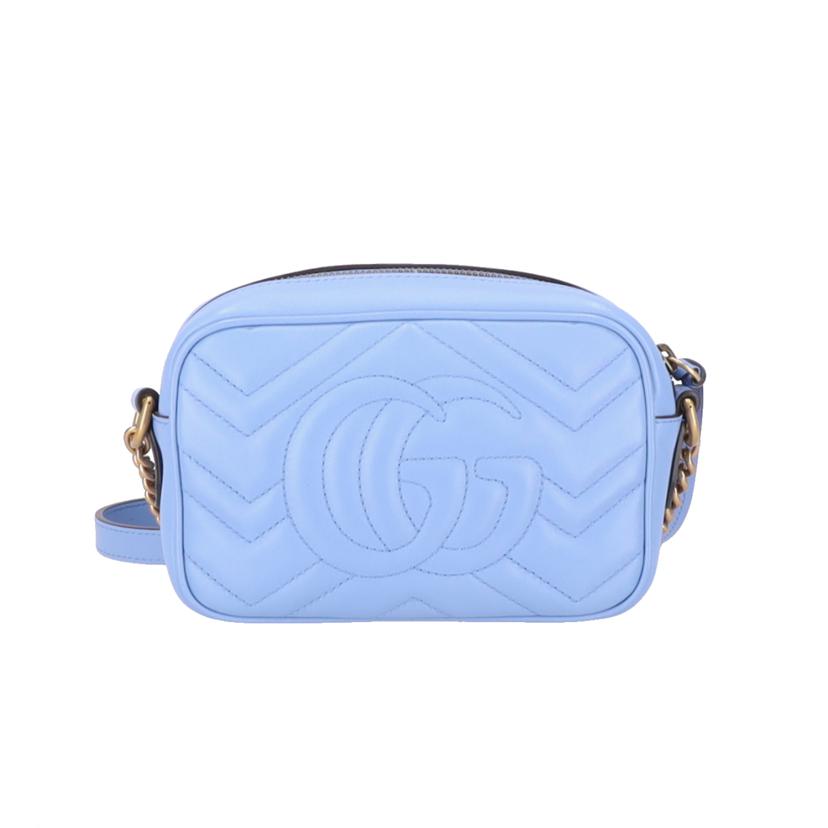 GUCCI グッチ/GGマーモント/キルティング・ミニバック/448065//493***/SAランク/78