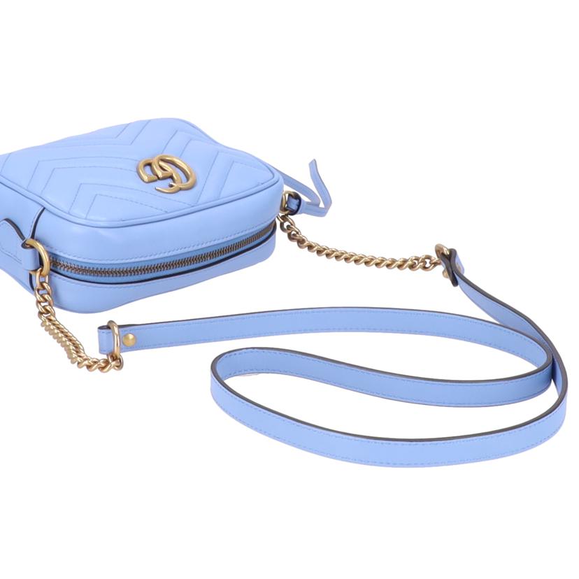 GUCCI グッチ/GGマーモント/キルティング・ミニバック/448065//493***/SAランク/78