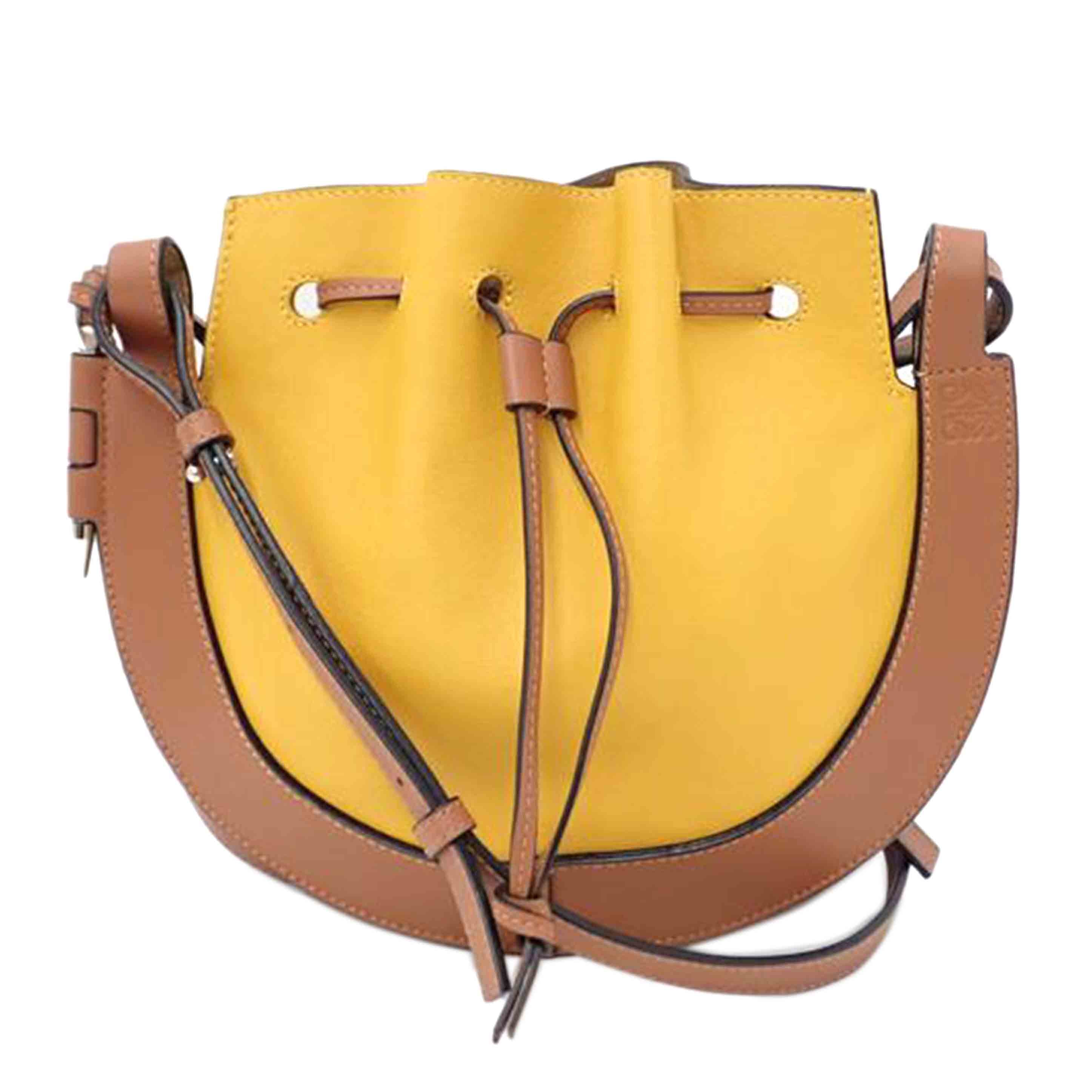 LOEWE ロエベ/ホースシューショルダー/イエロー//Aランク/69