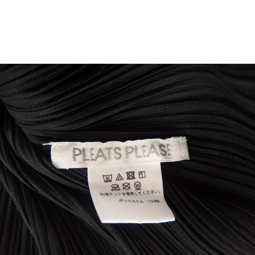 PLEATS PLEASE プリーツプリーズ/PLEATS PLEASE 半袖プリーツトップス/ブラック//ABランク/82