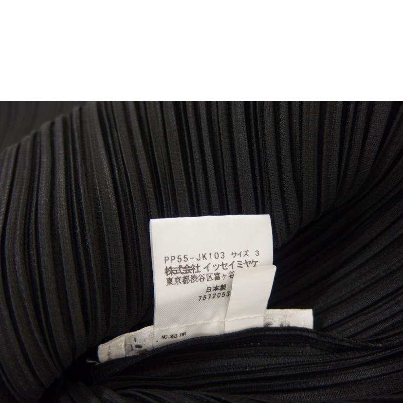 PLEATS PLEASE プリーツプリーズ/PLEATS PLEASE 半袖プリーツトップス/ブラック//ABランク/82