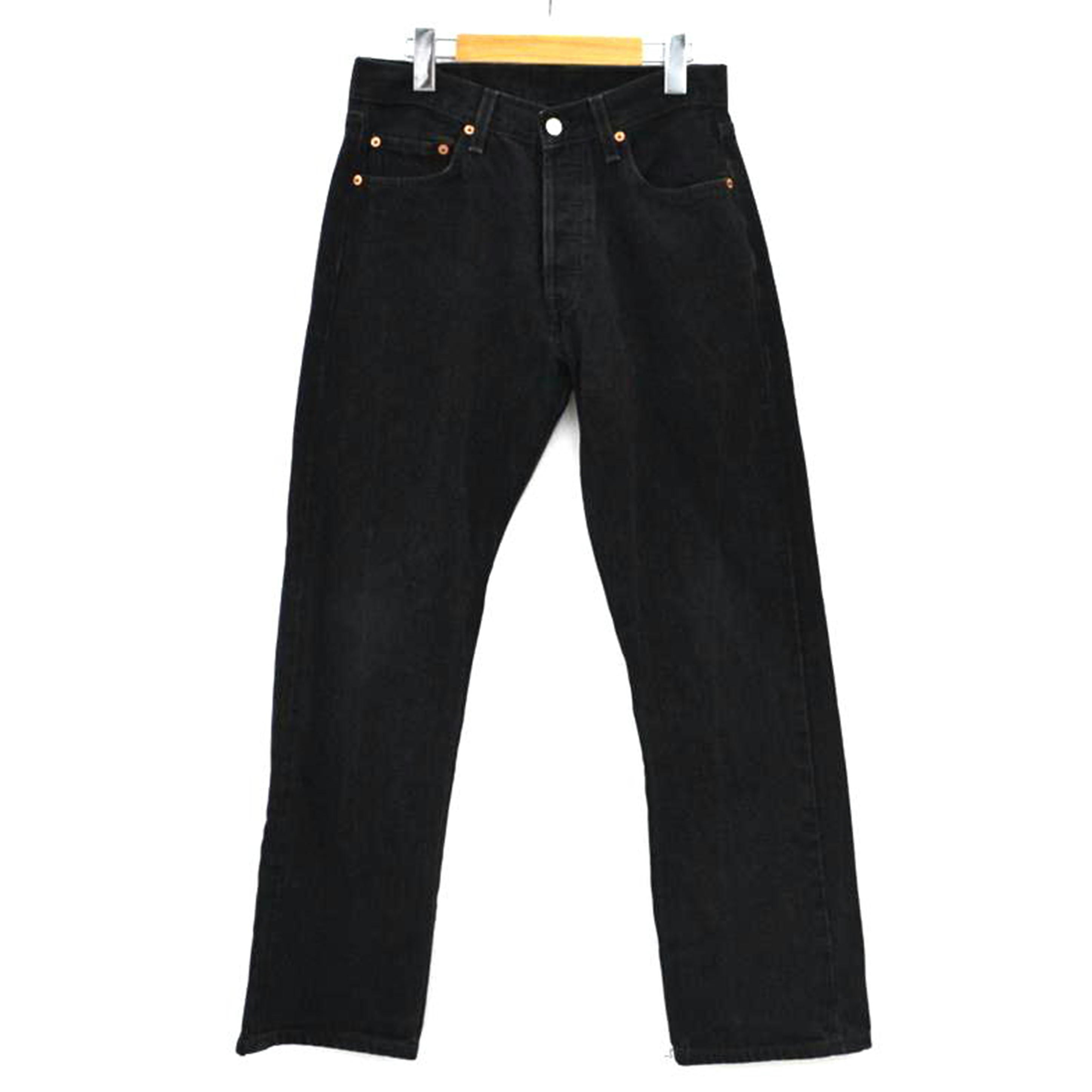 Levi's リーバイス/ブラックデニム 501//ABランク/75