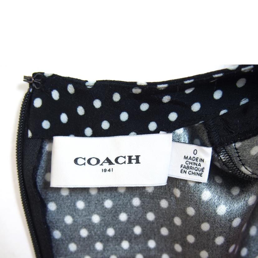 COACH コーチ/ドット柄ワンピース/88952//Bランク/71