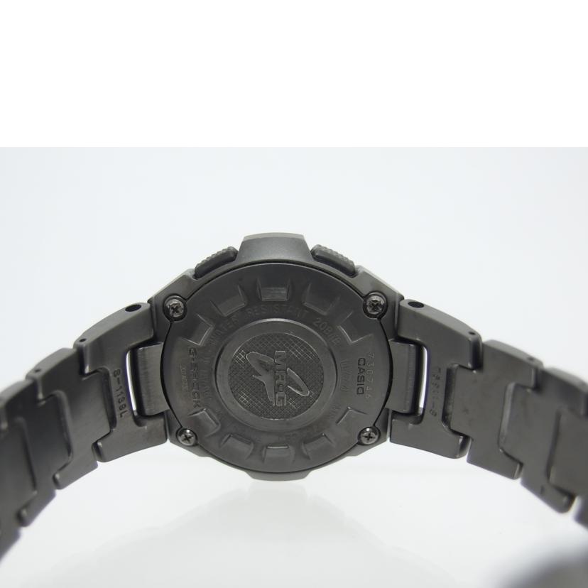 CASIO カシオ/G-SHOCK/ブラックチタン/タイトロックバックル/電波ソーラー/MRG-7500BJ-1AJF//730***/Bランク/04