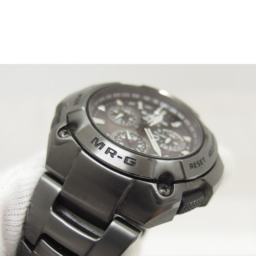 CASIO カシオ/G-SHOCK/ブラックチタン/タイトロックバックル/電波ソーラー/MRG-7500BJ-1AJF//730***/Bランク/04