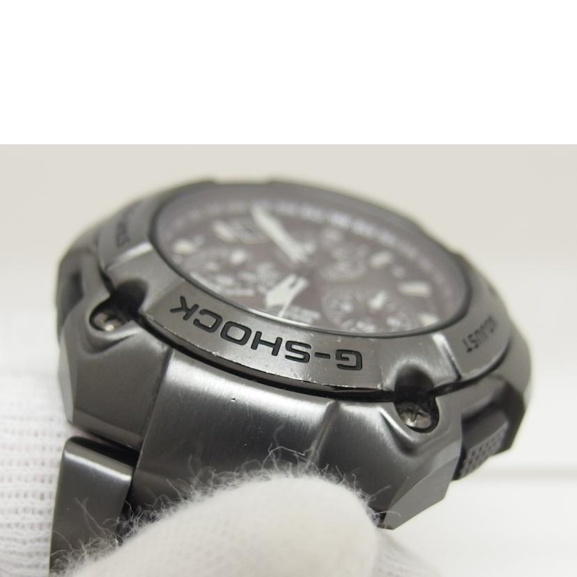 CASIO カシオ/G-SHOCK/ブラックチタン/タイトロックバックル/電波ソーラー/MRG-7500BJ-1AJF//730***/Bランク/04