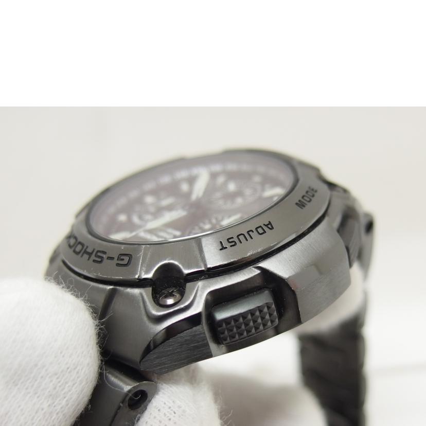 CASIO カシオ/G-SHOCK/ブラックチタン/タイトロックバックル/電波ソーラー/MRG-7500BJ-1AJF//730***/Bランク/04