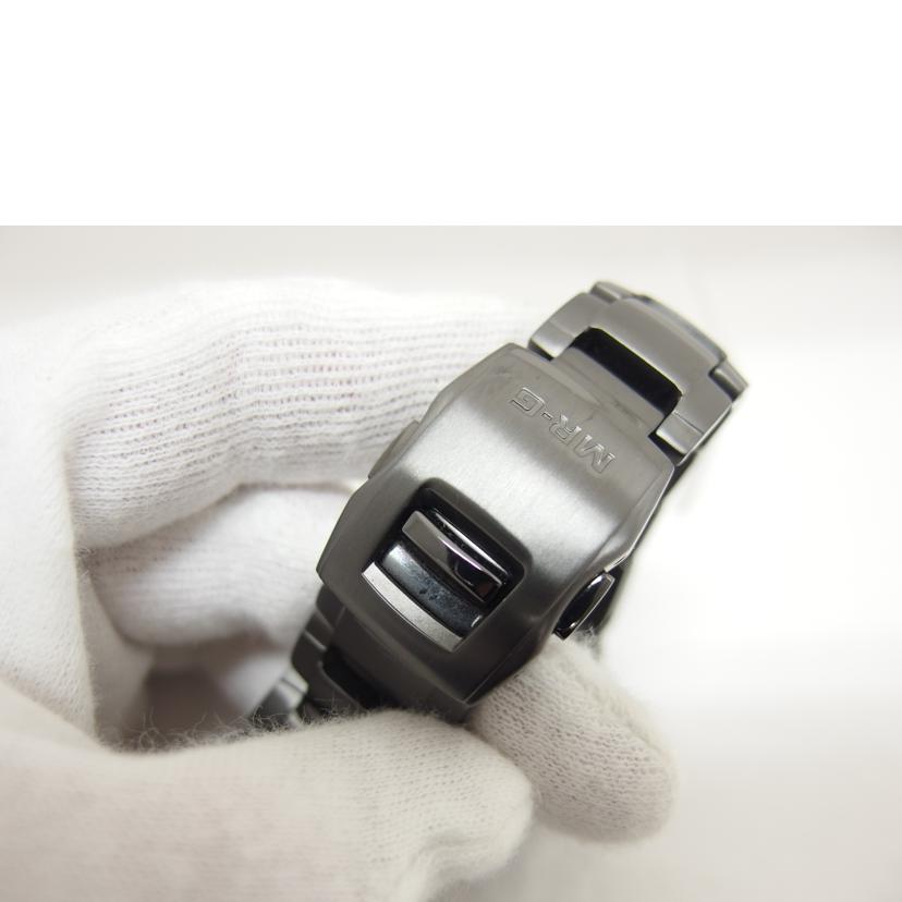 CASIO カシオ/G-SHOCK/ブラックチタン/タイトロックバックル/電波ソーラー/MRG-7500BJ-1AJF//730***/Bランク/04