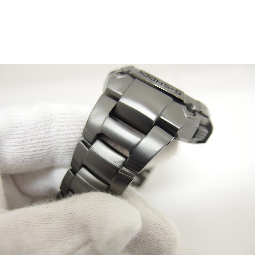 CASIO カシオ/G-SHOCK/ブラックチタン/タイトロックバックル/電波ソーラー/MRG-7500BJ-1AJF//730***/Bランク/04