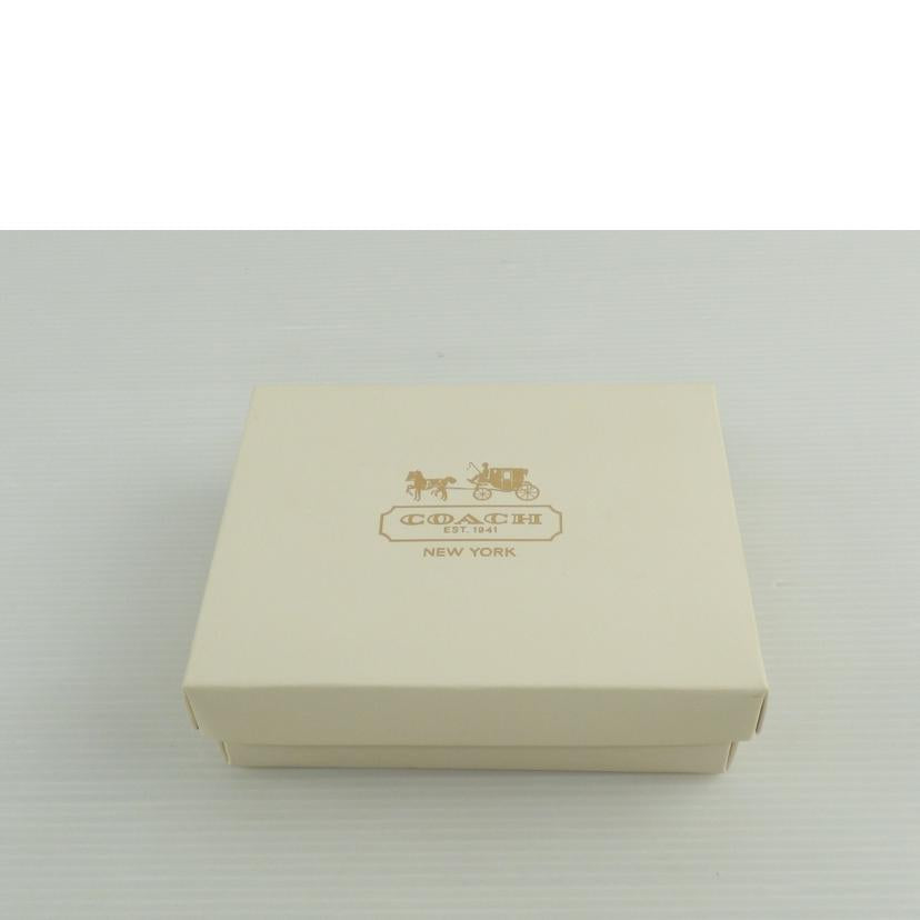 COACH コーチ/キーリング付きレザーコインカードケース//ABランク/64