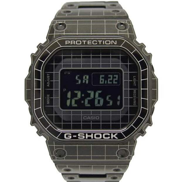 CASIO カシオ/G-SHOCKフルメタル/グリッドトンネル/電波ソーラー/GMW-B5000CS-1JR//201********/ABランク/04