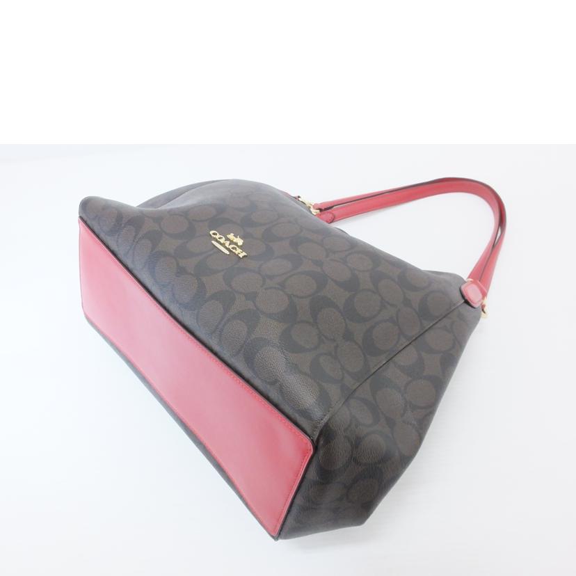 COACH コーチ/シグネチャーハンドバッグ/F80298//J19**/Aランク/88