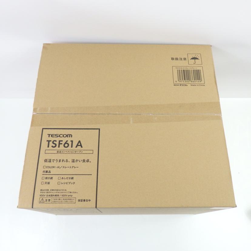 TESCOM/低温コンベクションオーブン/TSF61A-H//Sランク/25