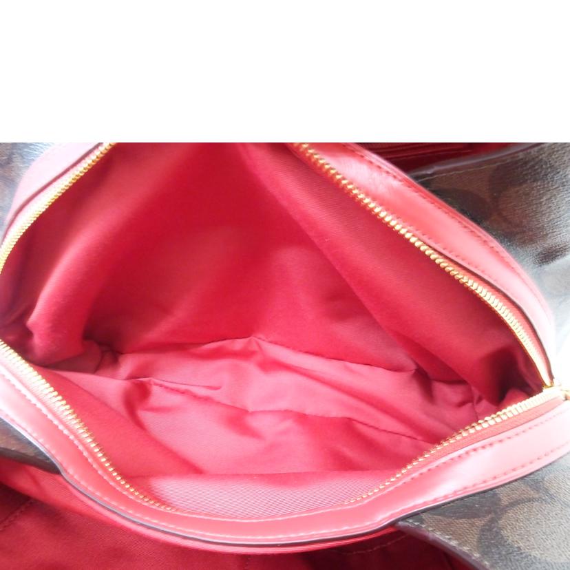 COACH コーチ/シグネチャーハンドバッグ/F80298//J19**/Aランク/88