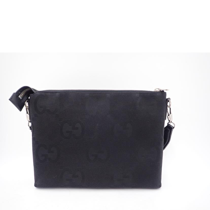 GUCCI グッチ/ジャンボGGメッセンジャーショルダー/ブラック/739668//213***/Aランク/69