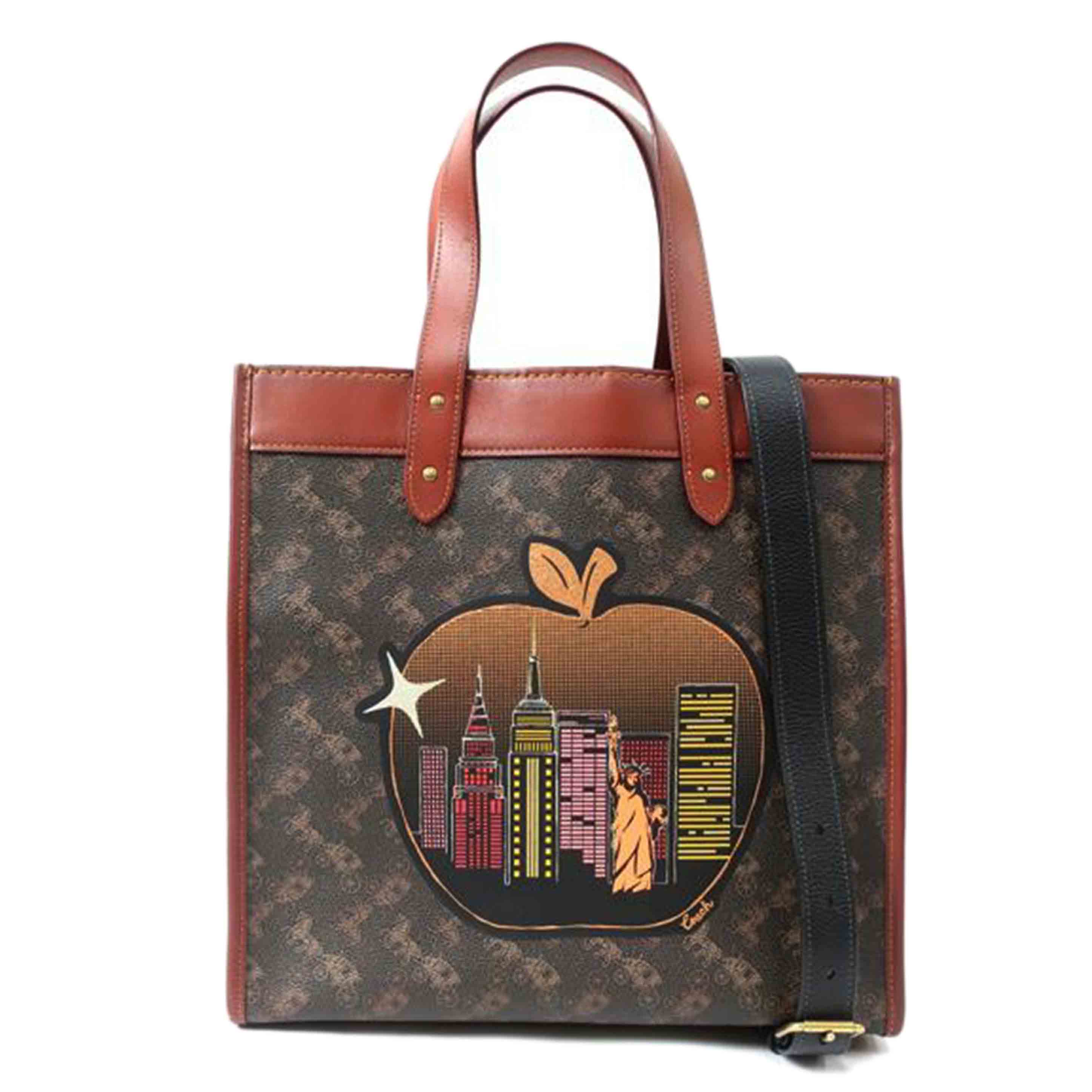 COACH コーチ/フィールドトート 2WAYショルダーバッグ リンゴ/C0769//Aランク/65