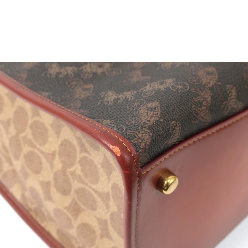 COACH コーチ/フィールドトート 2WAYショルダーバッグ リンゴ/C0769//Aランク/65