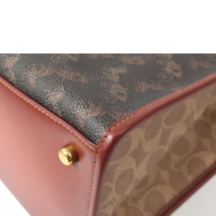 COACH コーチ/フィールドトート 2WAYショルダーバッグ リンゴ/C0769//Aランク/65