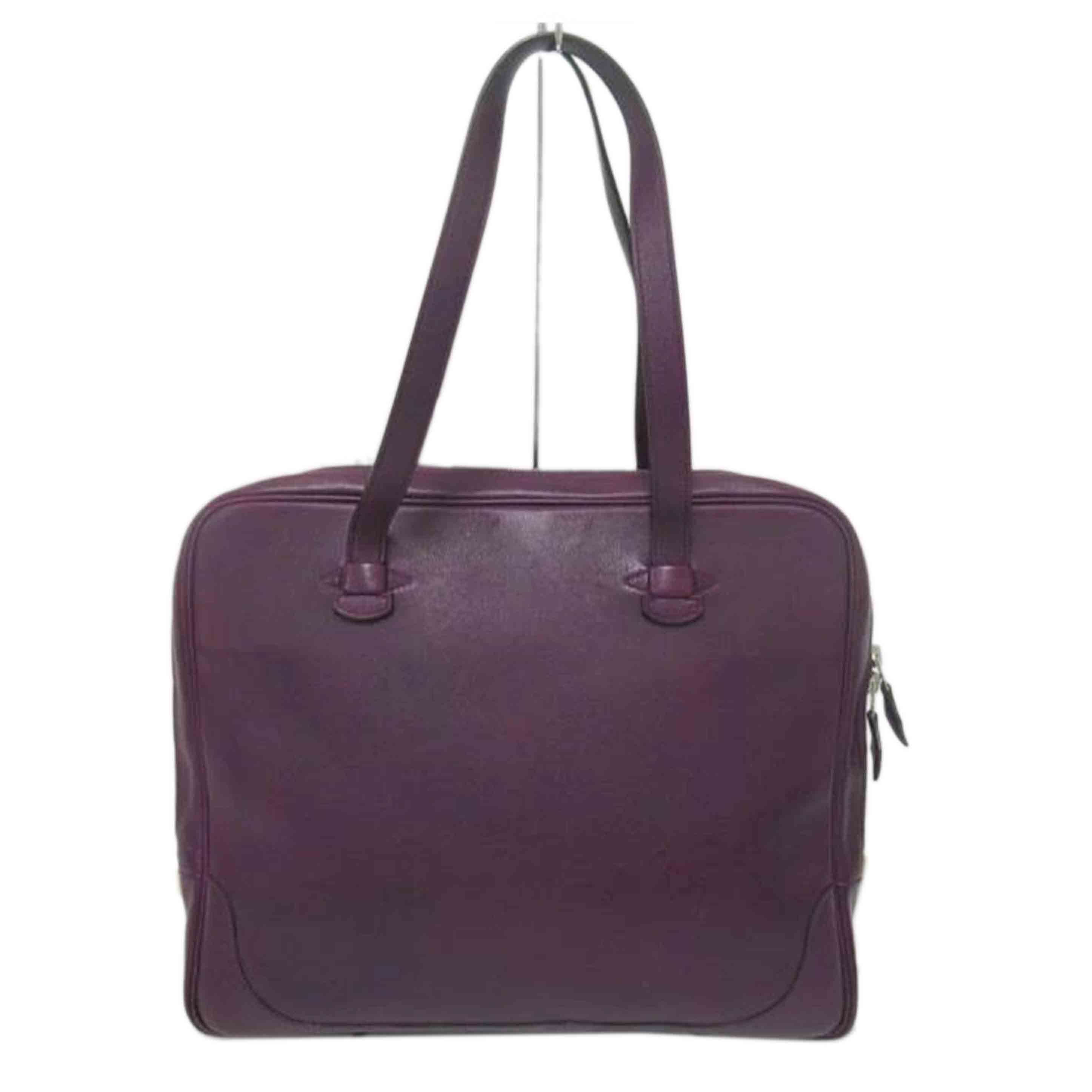 HERMAS/トートバッグ/レザー//□Q ********/Bランク/63