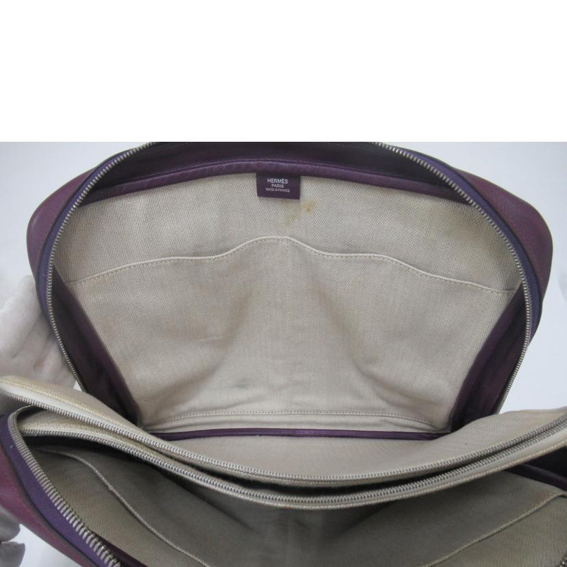 HERMAS/トートバッグ/レザー//□Q ********/Bランク/63