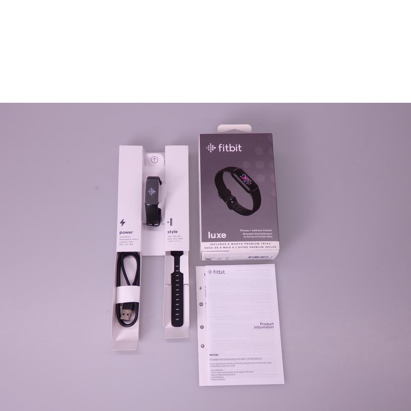 Fitbit フィットビット/Fitbit Luxe、Black/Black/8542A-FB422//Aランク/76