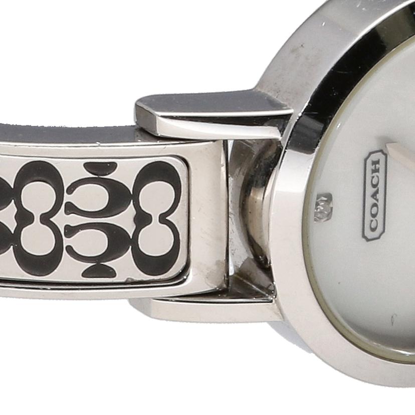 COACH コーチ/COACH/ バングルウォッチ/ ホワイトシェル文字盤/0277//7.8******/ABランク/70