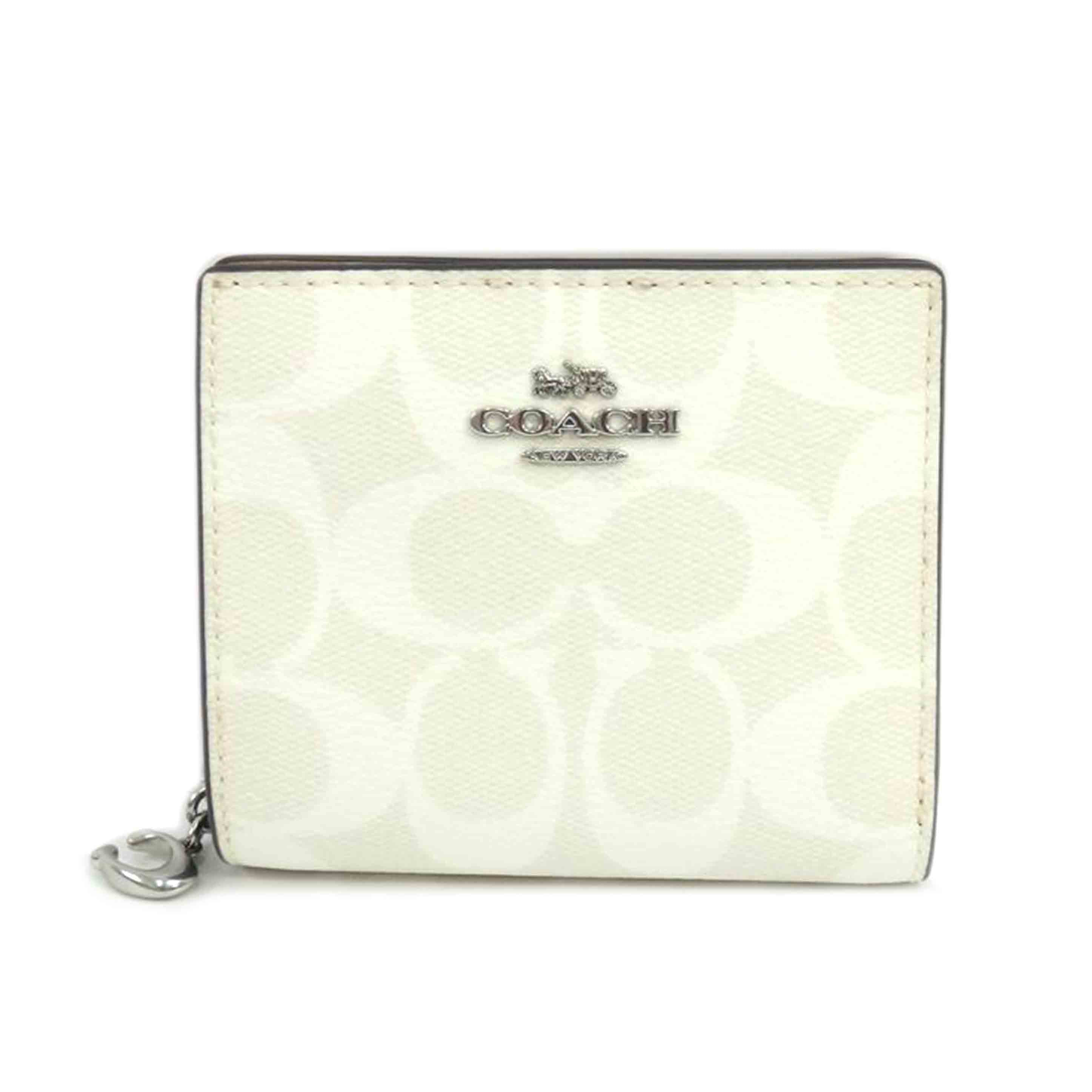 COACH コーチ/スナップウォレット シグネチャキャンバス/C3309//Sランク/25