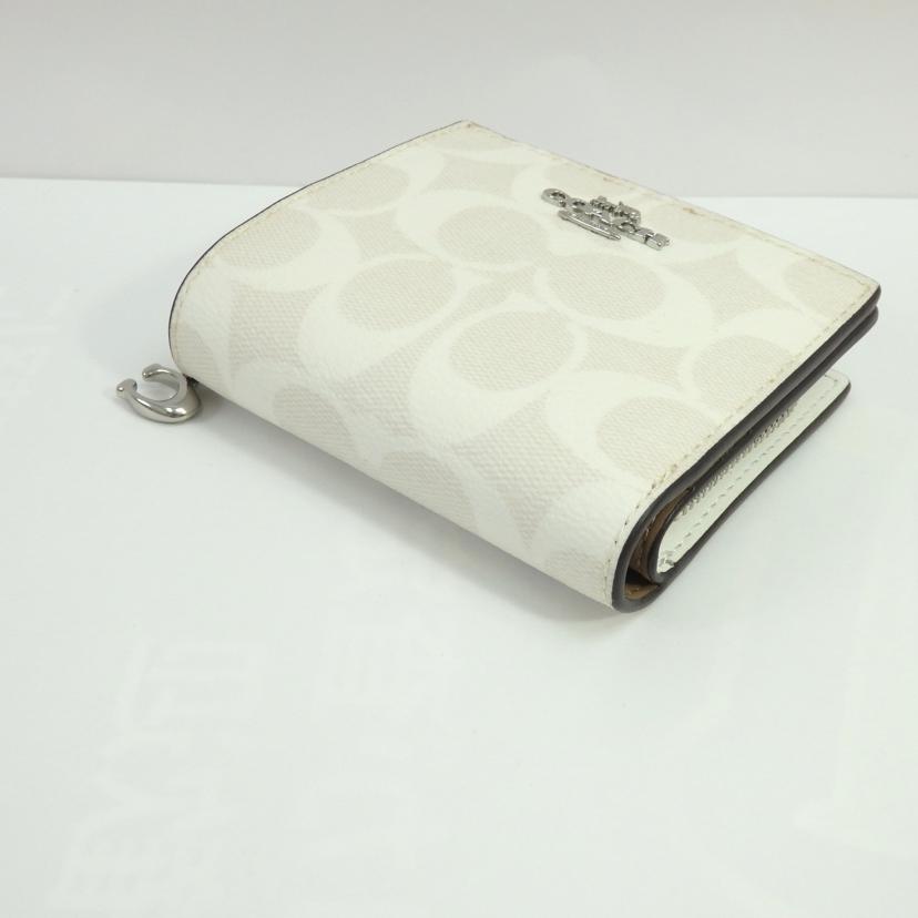 COACH コーチ/スナップウォレット シグネチャキャンバス/C3309//Sランク/25