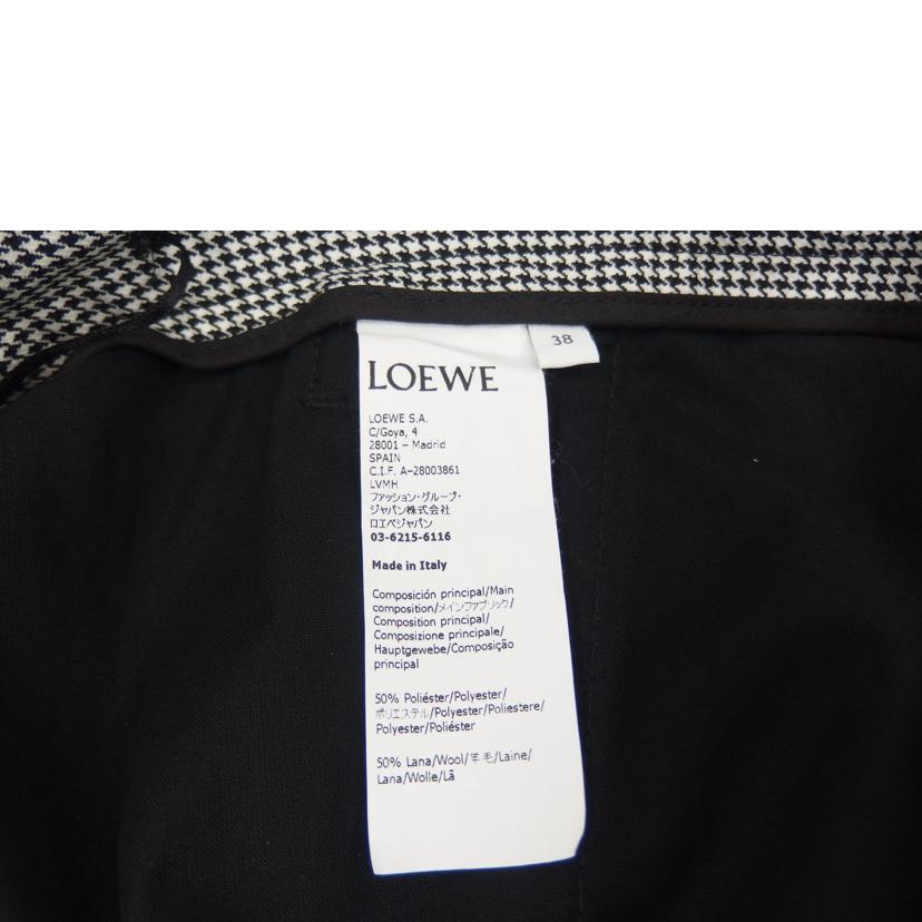 LOEWE ロエべ/LOEWE 千鳥柄パンツ//ABランク/82