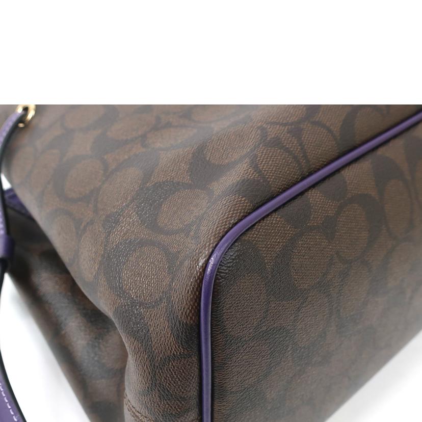 COACH コーチ/ラグジュアリー シグネチャー ドローストリングトートバッグ/F57842//ABランク/65