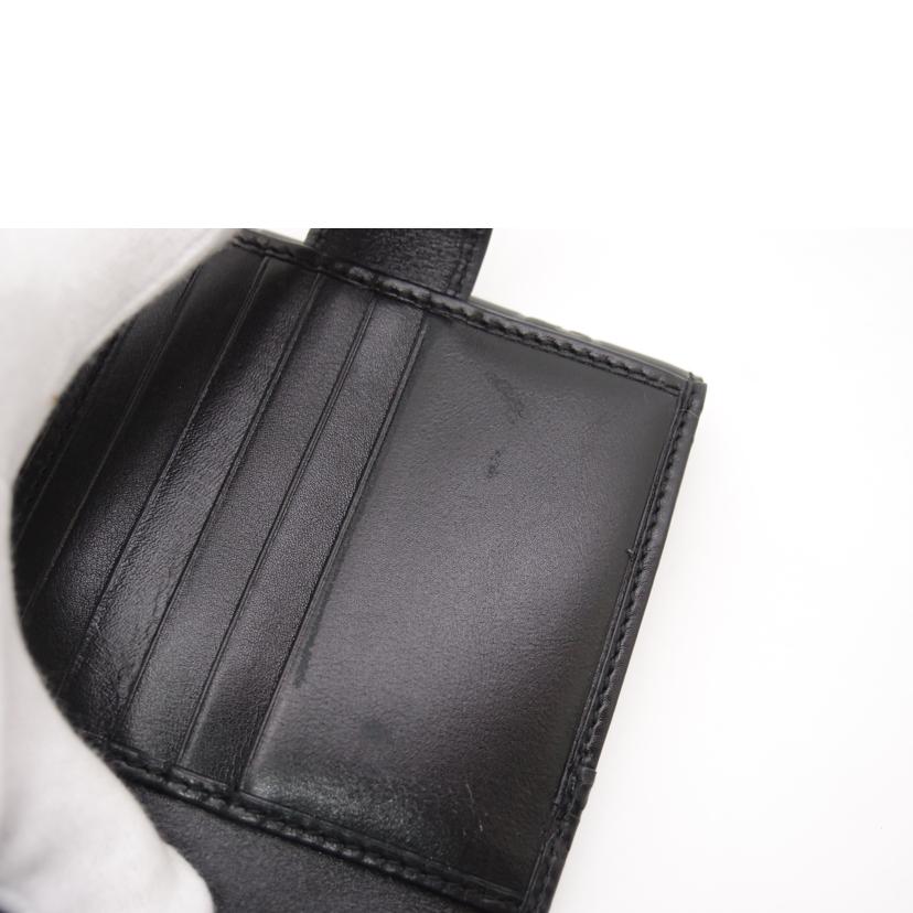 GUCCI グッチ/グッチシマWホック財布/ブラック/112664//478***/Aランク/69