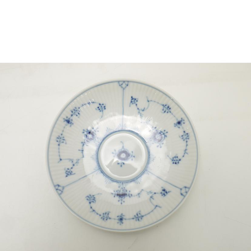 ROYAL COPENHAGEN ロイヤルコペンハーゲン/ブルーフルーテッド プレイン ティーカップ&ソーサー//Sランク/69