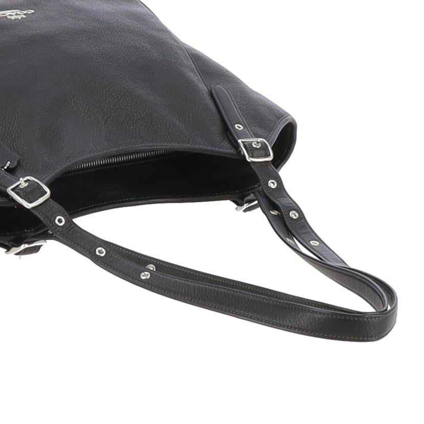 COACH コーチ/ペプルドレザートート/ブラック/CM074//F23**/Aランク/78