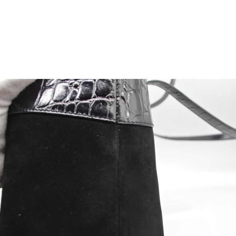 Ferragamo フェラガモ/ガンチーニスェードエンボスクロコレザートート/EA-217699//ABランク/89