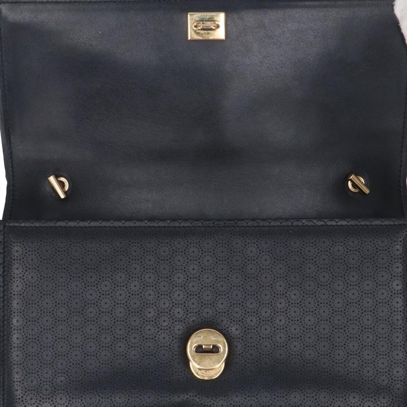 Ferragamo フェラガモ/ジニー・ヴァラリボンレザーチェーンショルダー/AU-21/F003//ABランク/91