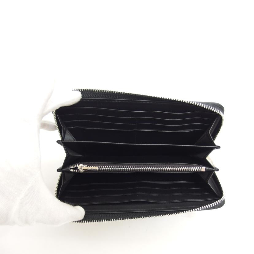 COACH コーチ/PVCシグネチャー/ラウンドファスナー長財布/ブラック/C4452//A21**/Aランク/04