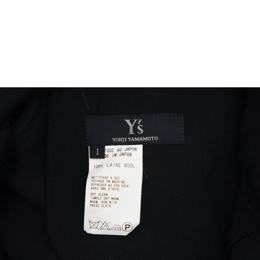 Y's ワイズ/Y's デザインジャケット/ブラック//Aランク/19