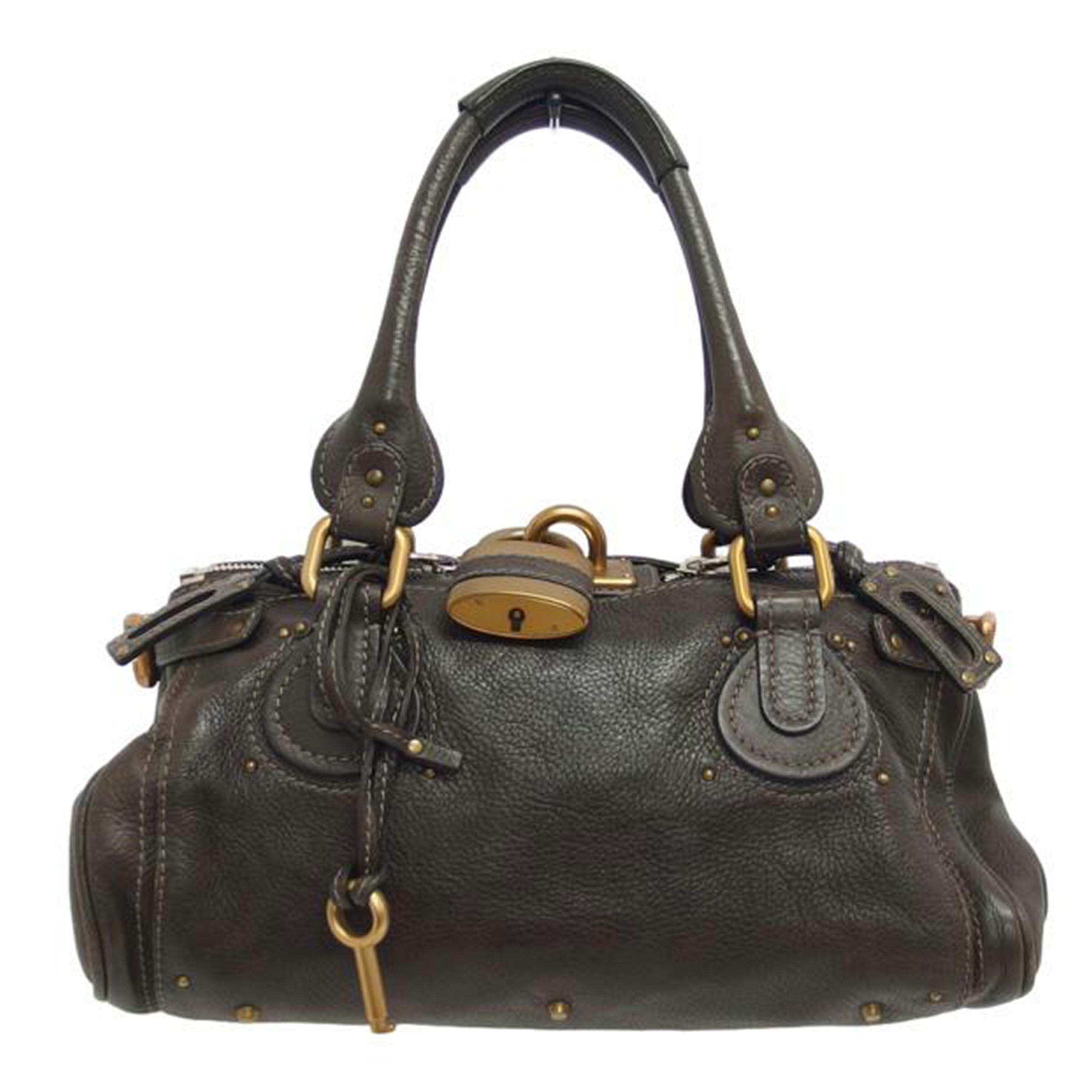 Chloe クロエ/パディントン/レザーハンドバッグ/ダークブラウン/6HSA02//040********/ABランク/04