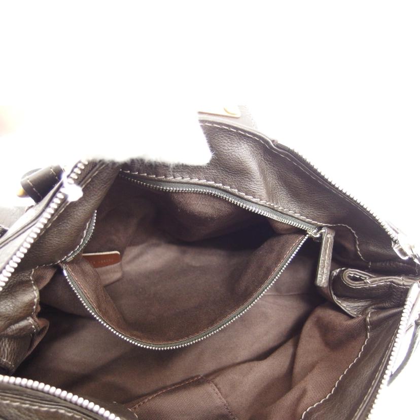 Chloe クロエ/パディントン/レザーハンドバッグ/ダークブラウン/6HSA02//040********/ABランク/04