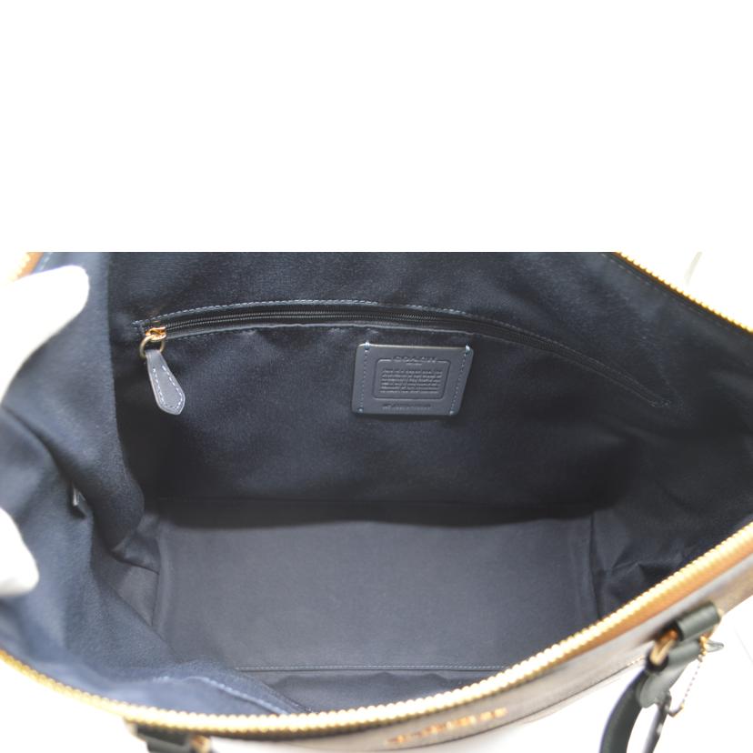 COACH コーチ/ラグジュアリーシグネチャージップレザートート/カーキ/79609//J22**/SAランク/89