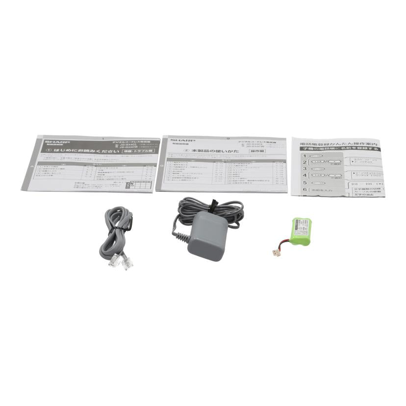 SHARP シャープ /コードレス電話機/JD-G33CL//5S005057/Bランク/81