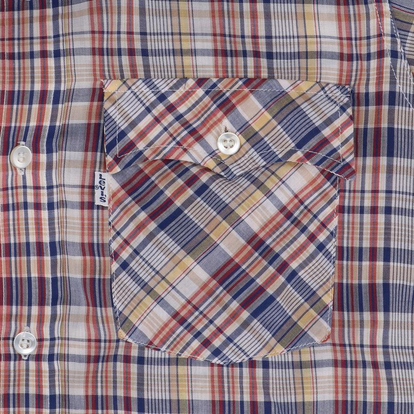 Levi’s リーバイス/70-80’s/チェックシャツ/USA製/ヴィンテージ//ABランク/82