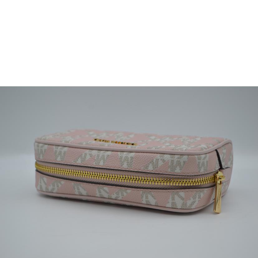 MICHAEL KORS マイケルコース/ジェットセットMKシグネチャーコスメポーチ/ピンク/35T1GGFU8V//Sランク/89