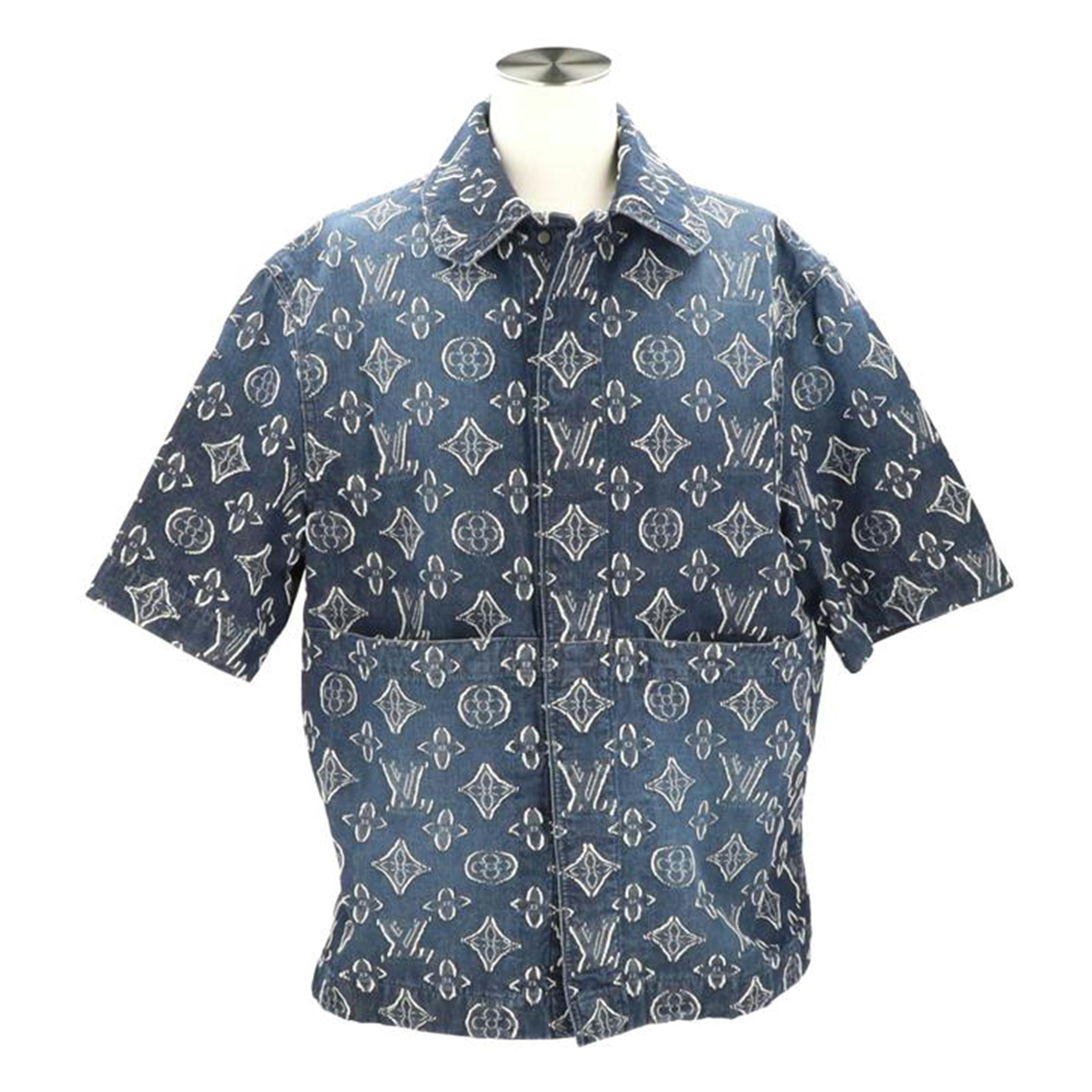 LOUIS VUITTON ルイヴィトン/23AW/モノグラムショートスリーブシャツ/RM232 ARS HPS73W//サイズ:S/Aランク/91