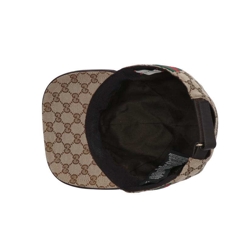 GUCCI グッチ GUCCI GGキャンバスベースボールキャップ/GGキャンバスベースボールキャップ/200035 KQWBG//ABランク/37