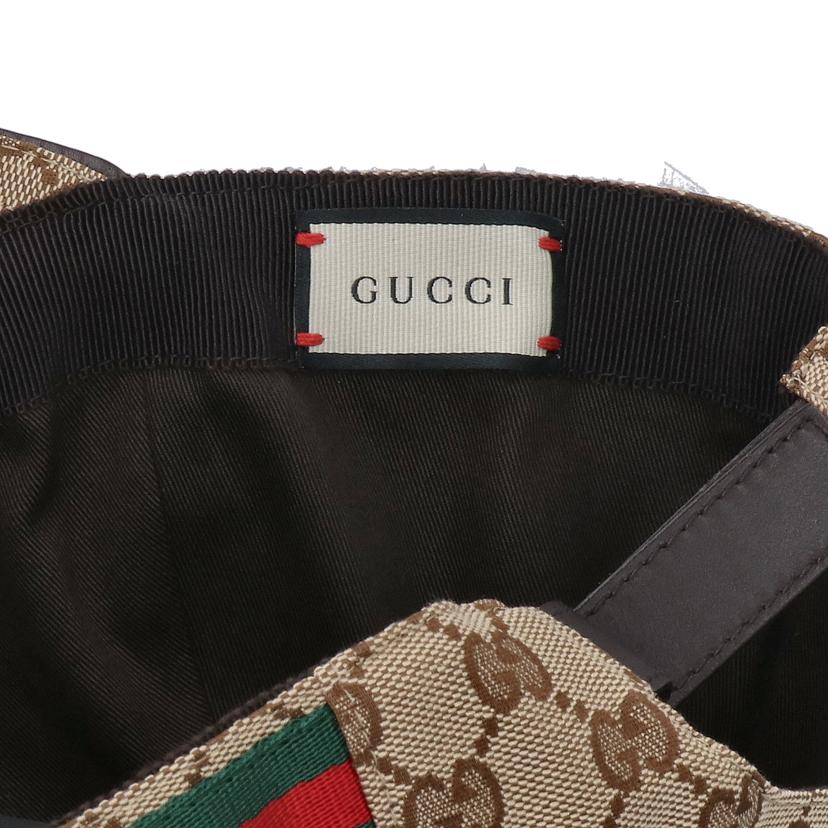 GUCCI グッチ GUCCI GGキャンバスベースボールキャップ/GGキャンバスベースボールキャップ/200035 KQWBG//ABランク/37
