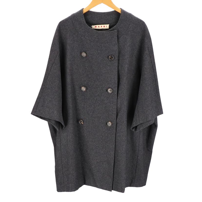マルニ　MARNI　ウール　コート MARNI（マルニ）ポリエステルウールトロピカルバルカラーコート