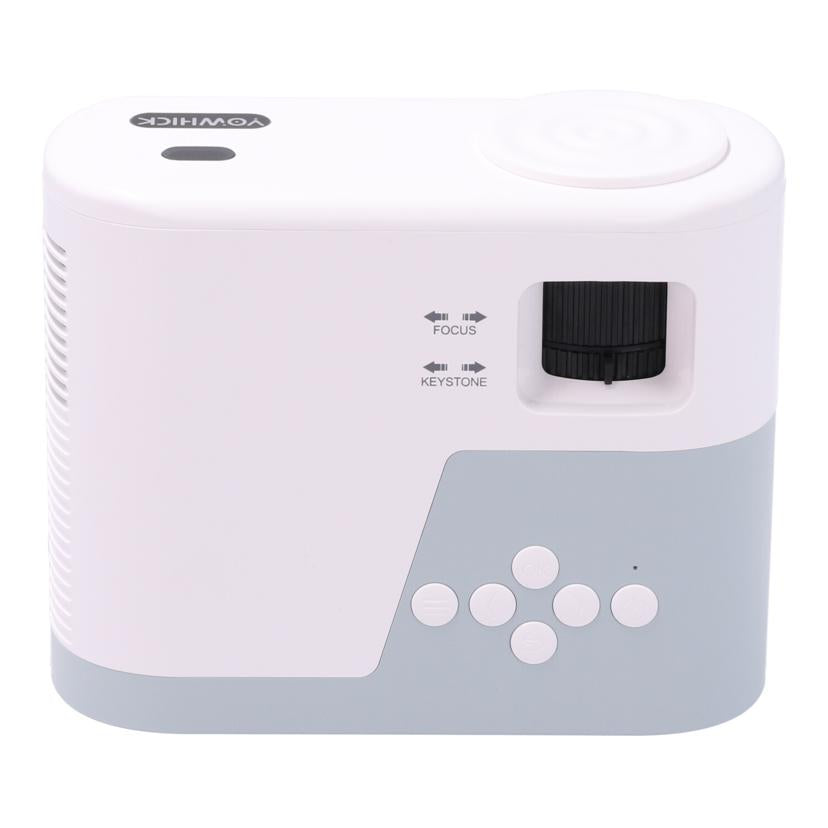 YOWHICK プロジェクター 本体 ホワイト 【プロジェクター】YOWHICK