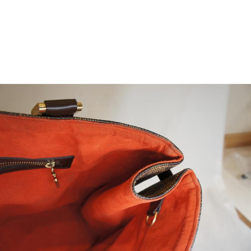 LOUIS VUITTON ルイヴィトン ルイ・ヴィトン ビトン ダミエ・エベヌ 市松模様 ブラウン 茶 ショルダーバッグ ハンドバッグ トートバッグ ブラウン メンズ レディース 定番 人気 LV 斜め掛け 肩がけ/ユゼス/ダミエ/エベヌ/N51128//ABランク/92