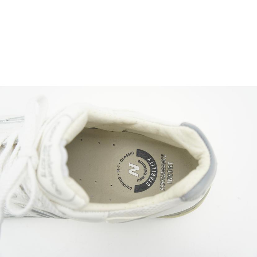 NB ニューバランス/991/ミューク/ホワイト/シルバー/M991WHI//サイズ:UK表記8/Aランク/75